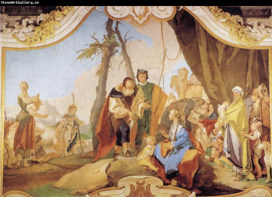 Giovanni Battista Tiepolo Rachel Hiding the Idols from her Father Laban